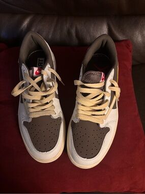 Brown and Cream Sneakers